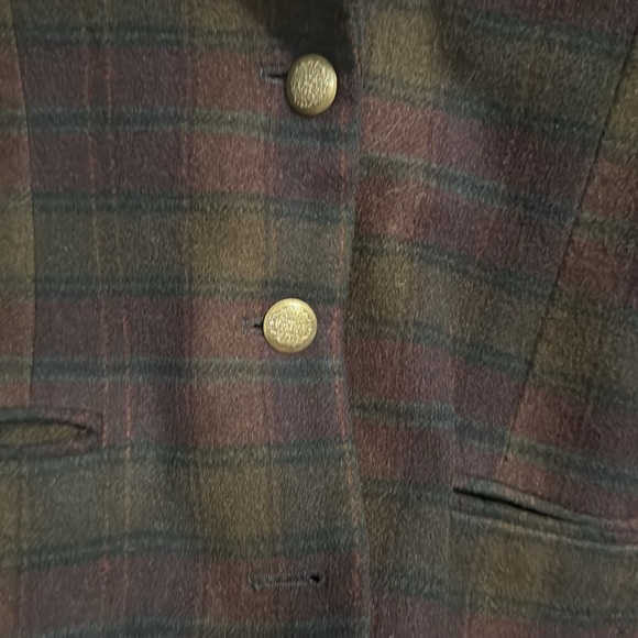 Tribal Plum & Green Jewel Tone Wool Blend Blazer Tailored Suit Jacket Heritage - Picture 9 of 9